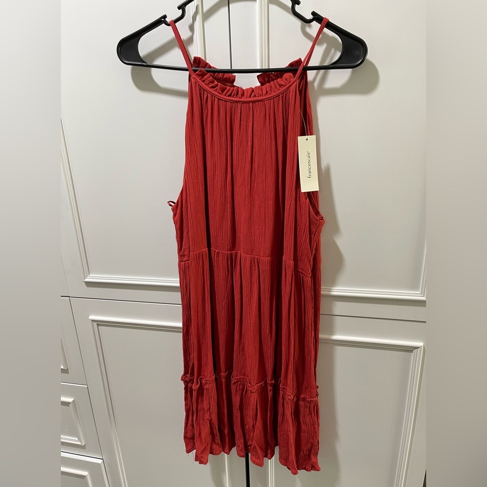 NWT Bohemian Dress from Francesca’s in Rust/Burnt Orange